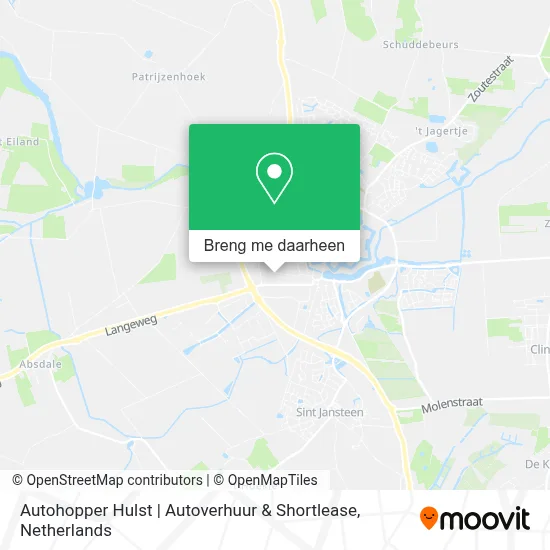 Autohopper Hulst | Autoverhuur & Shortlease kaart