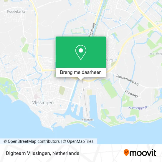 Digiteam Vlissingen kaart