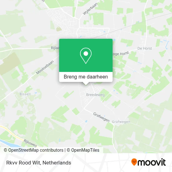 Rkvv Rood Wit kaart