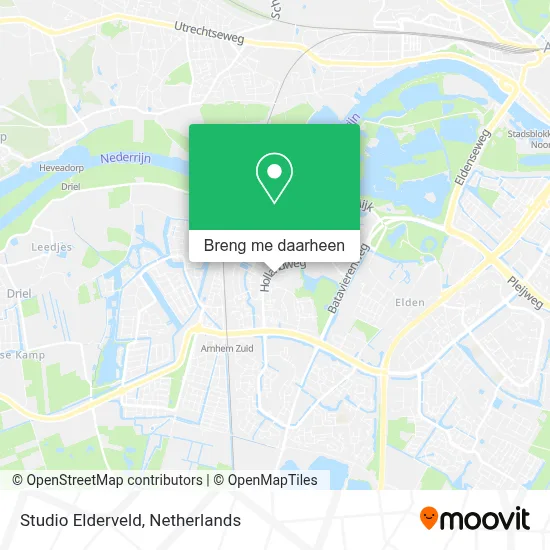 Studio Elderveld kaart