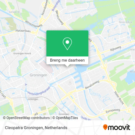 Cleopatra Groningen kaart