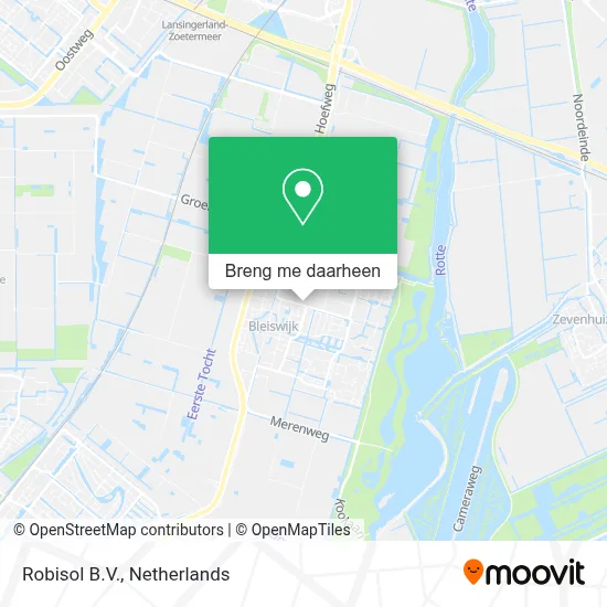 Robisol B.V. kaart