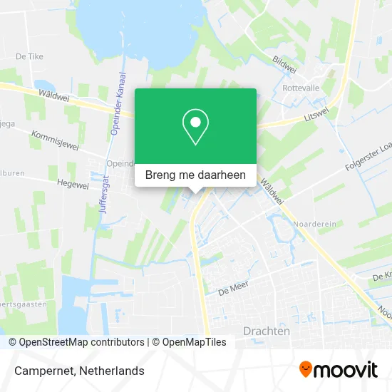 Campernet kaart