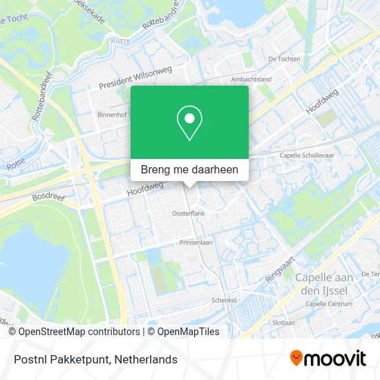 Postnl Pakketpunt kaart