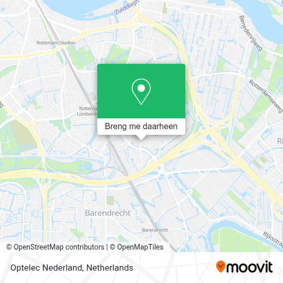 Optelec Nederland kaart