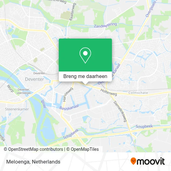Meloenga kaart