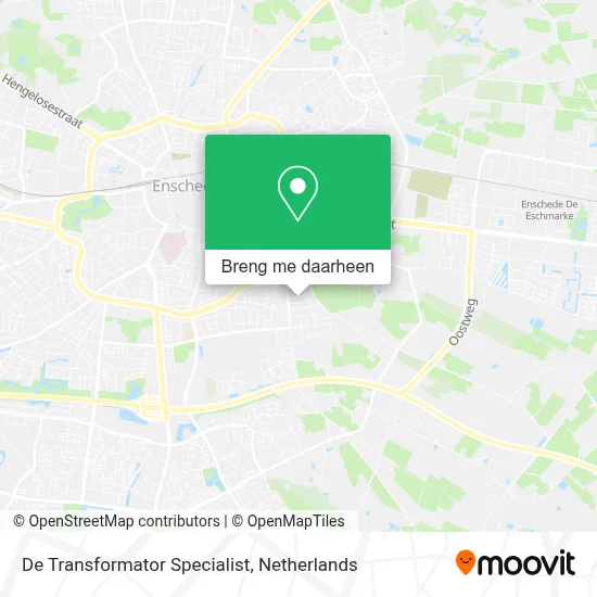 De Transformator Specialist kaart