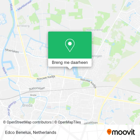 Edco Benelux kaart