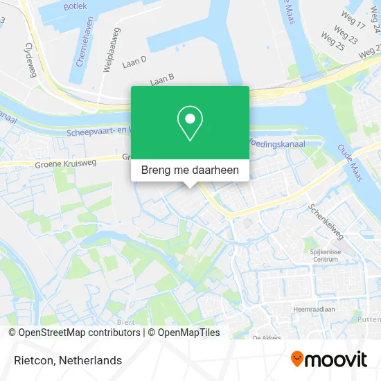 Rietcon kaart