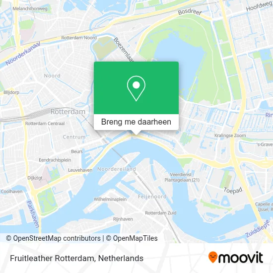 Fruitleather Rotterdam kaart