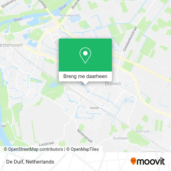De Duif kaart