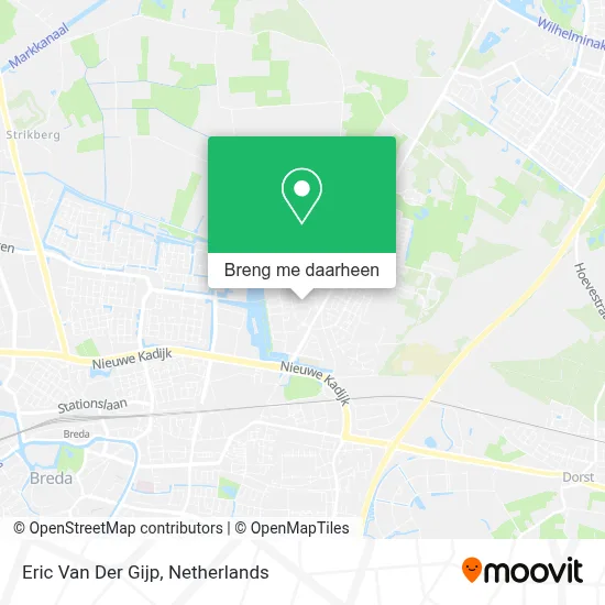Eric Van Der Gijp kaart