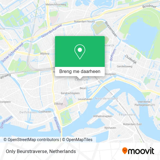 Only Beurstraverse kaart