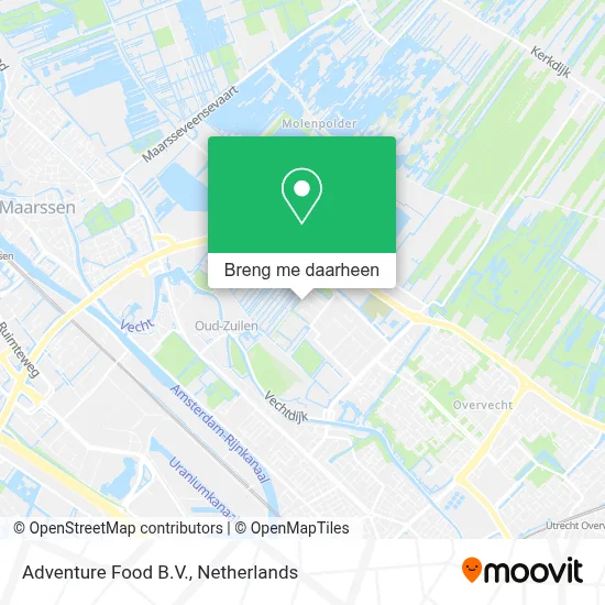Adventure Food B.V. kaart