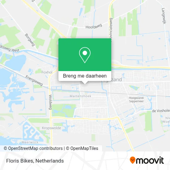 Floris Bikes kaart