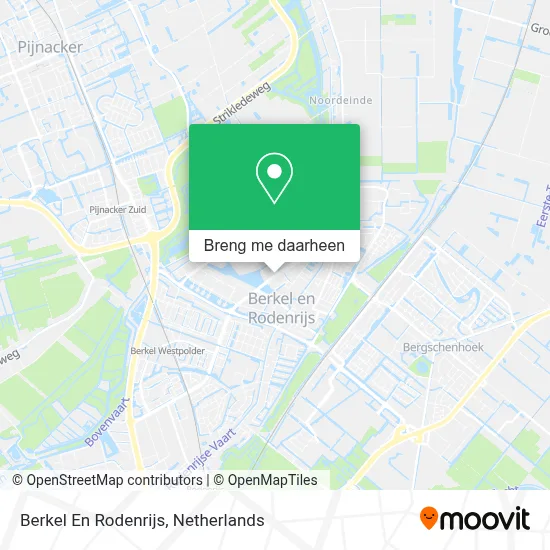 Berkel En Rodenrijs kaart