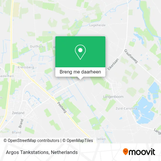 Argos Tankstations kaart