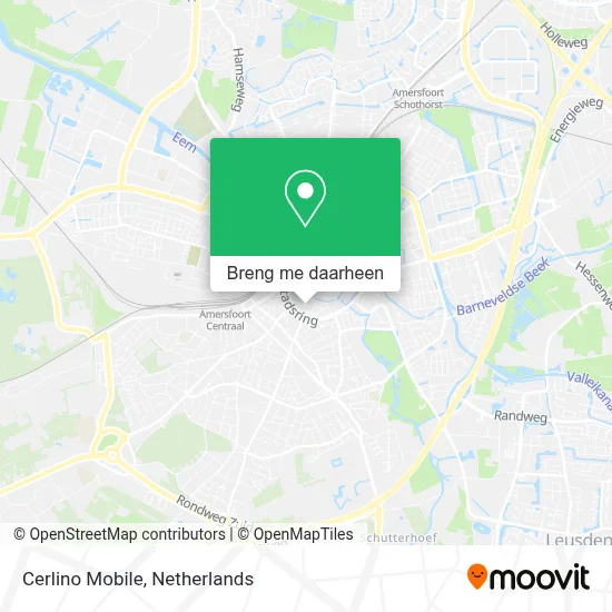 Cerlino Mobile kaart