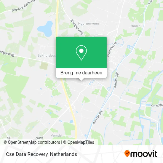 Cse Data Recovery kaart