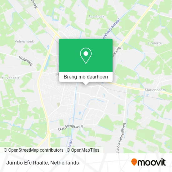 Jumbo Efc Raalte kaart