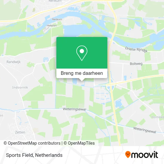 Sports Field kaart