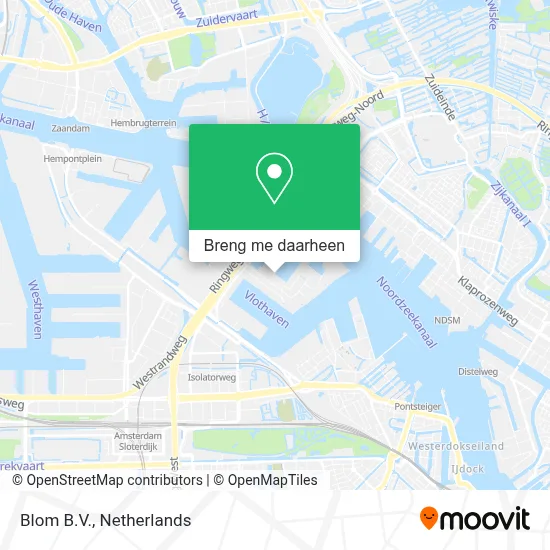 Blom B.V. kaart