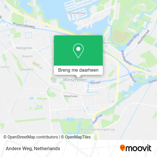 Andere Weg kaart