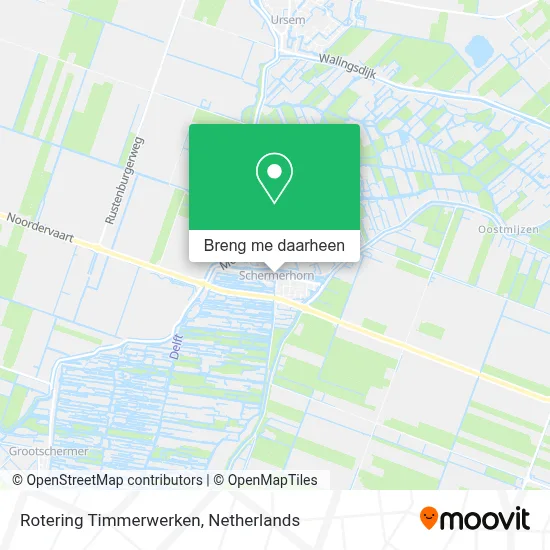 Rotering Timmerwerken kaart
