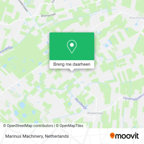 Marinus Machinery kaart