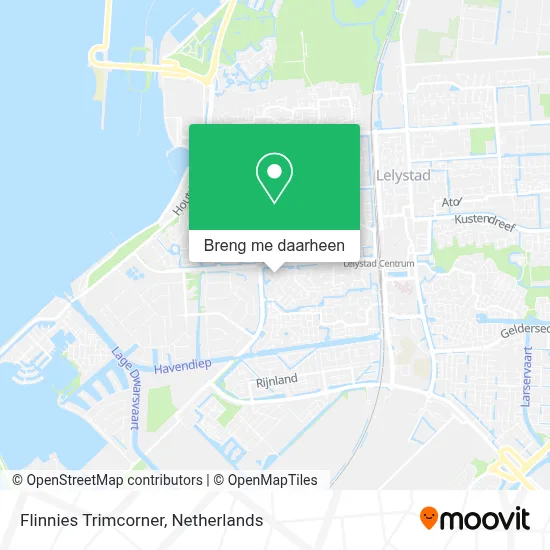 Flinnies Trimcorner kaart
