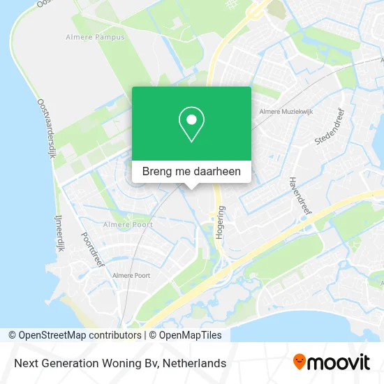 Next Generation Woning Bv kaart