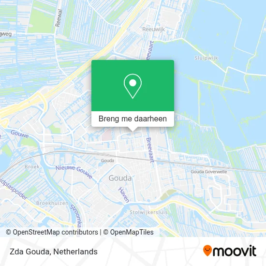 Zda Gouda kaart