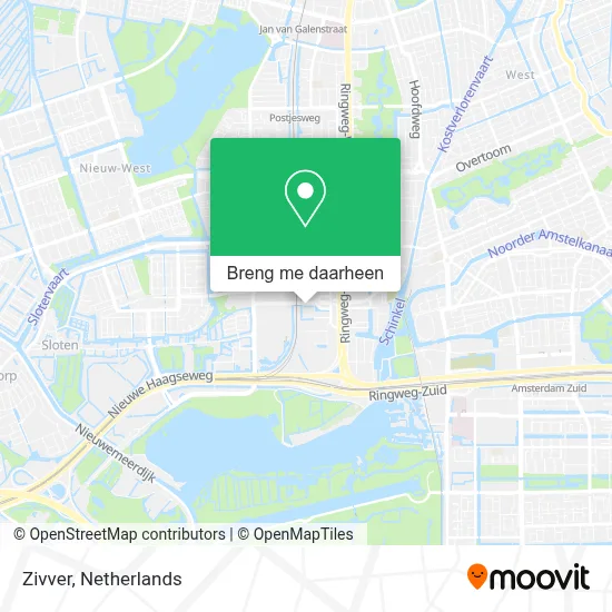 Zivver kaart