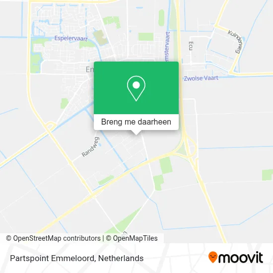 Partspoint Emmeloord kaart