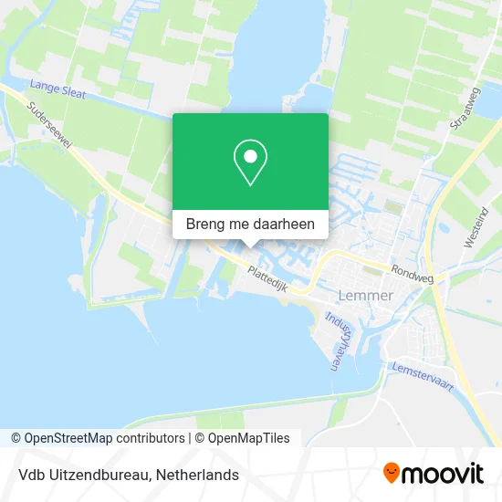 Vdb Uitzendbureau kaart