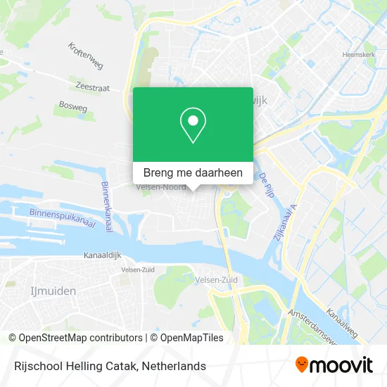 Rijschool Helling Catak kaart
