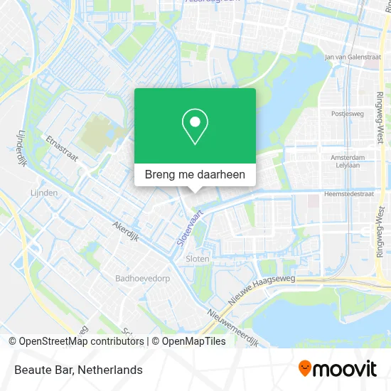 Beaute Bar kaart
