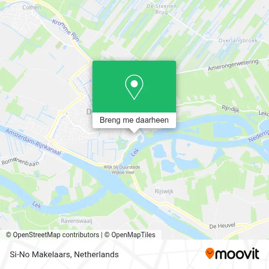 Si-No Makelaars kaart
