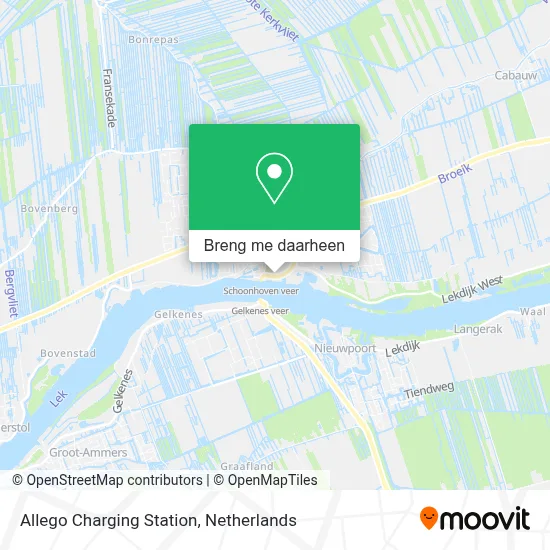Allego Charging Station kaart