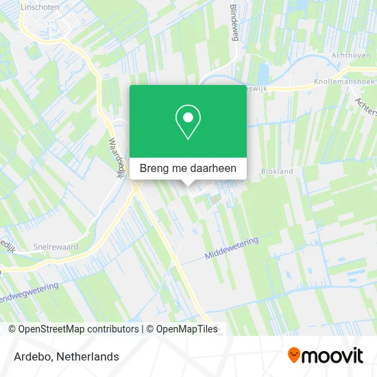 Ardebo kaart