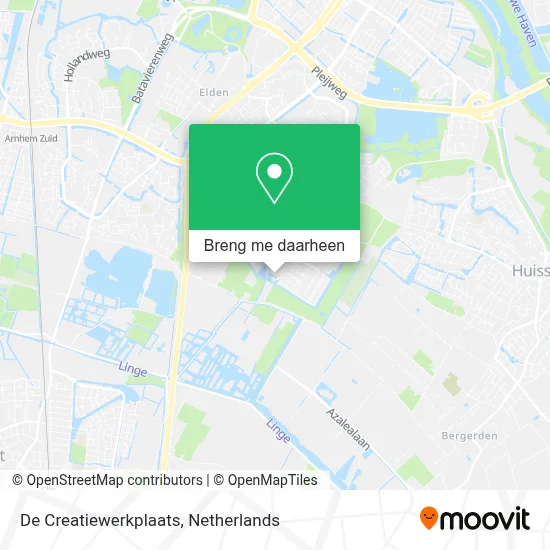 De Creatiewerkplaats kaart