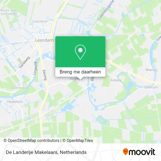 De Landerije Makelaars kaart