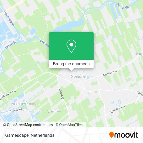 Gamescape kaart
