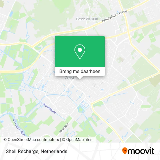 Shell Recharge kaart