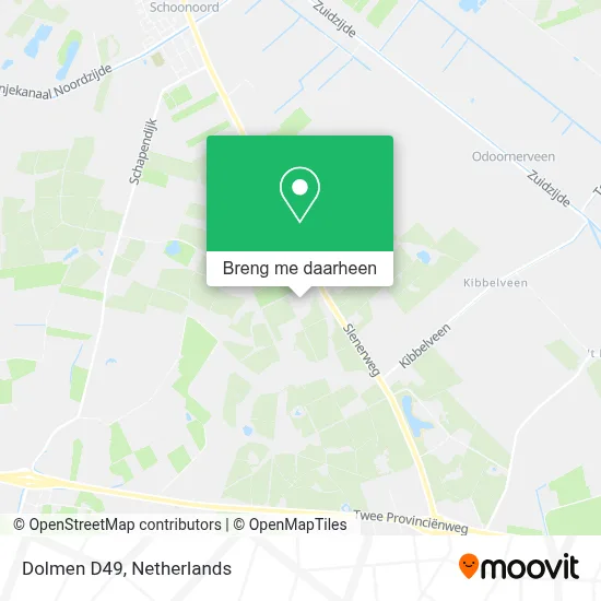 Dolmen D49 kaart