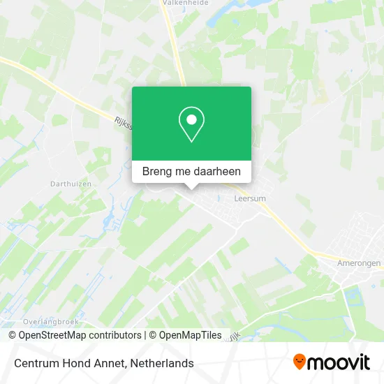 Centrum Hond Annet kaart