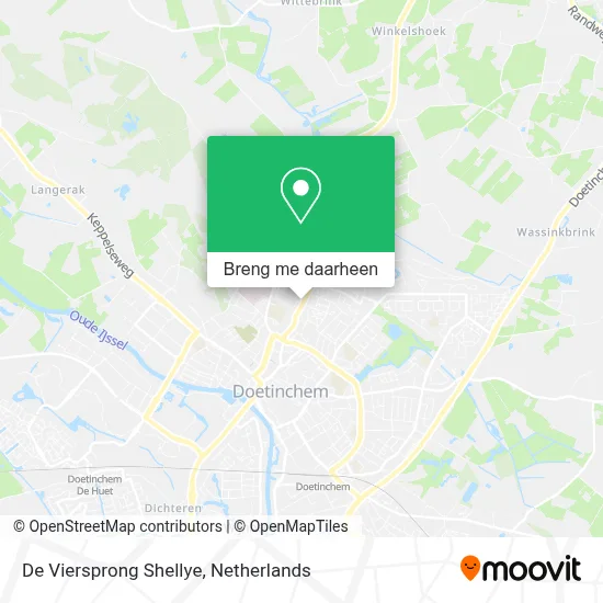 De Viersprong Shellye kaart