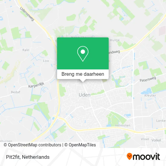Pit2fit kaart