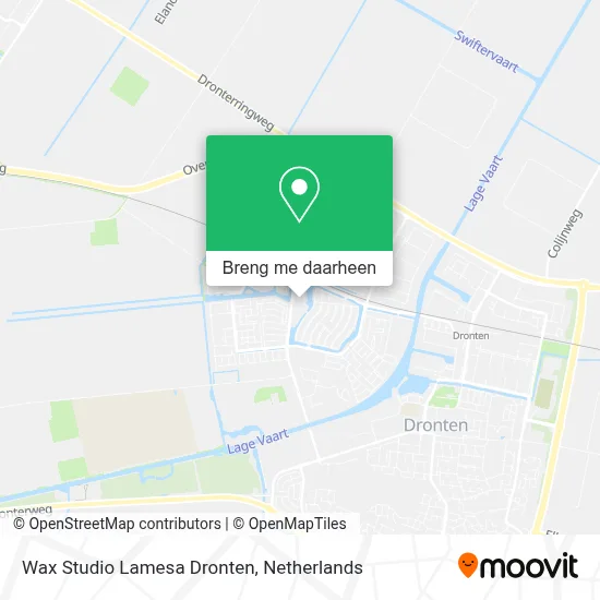 Wax Studio Lamesa  Dronten kaart