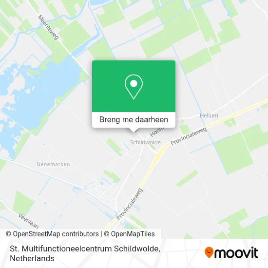 St. Multifunctioneelcentrum Schildwolde kaart